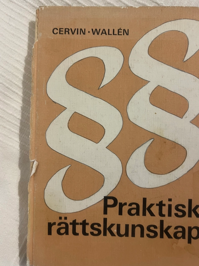 Praktisk rättskunskap; Ulf Cervin; 1973