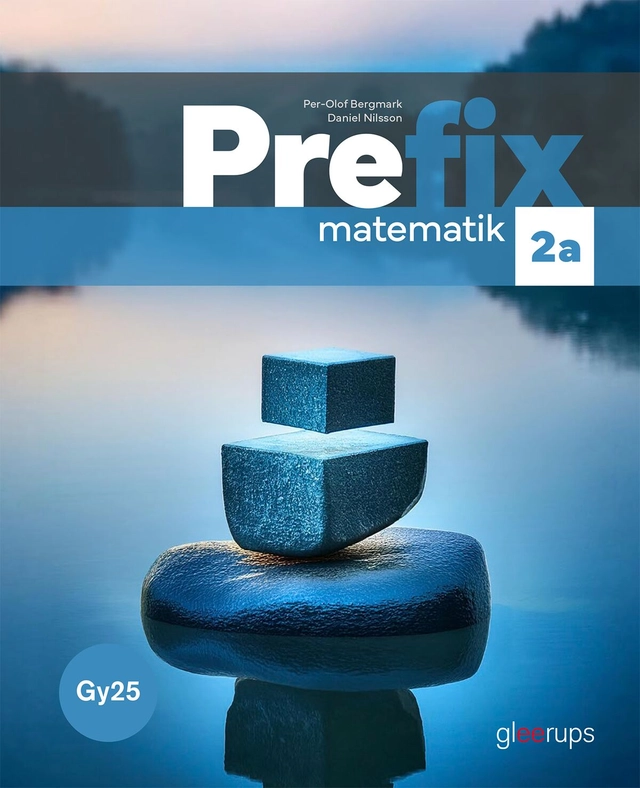 Prefix matematik 2a, bok, Gy25; Daniel Nilsson, Per-Olof Bergmark; 2026