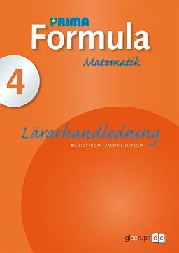 Prima Formula 4 Lärarhandl; Bo Sjöström, Jacob Sjöström; 2011