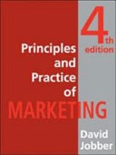 Principles and practice of marketing; David Jobber; 2004