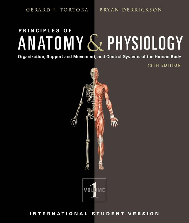 Principles of anatomy & physiology · Organization, support and movement, and control systems of the human body, Vol. 1; Gerard J. Tortora, Bryan Derrickson; 2011