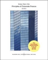 Principles of corporate finance; Richard A. Brealey; 2017