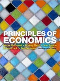 Principles of economics; Moore McDowell, Rodney Thom, Ivan Pastine, Robert Frank, Ben Bernanke; 2012