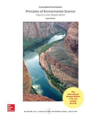 Principles of environmental science : inquiry & applications; William P. Cunningham; 2017