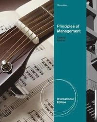 Principles of management; Carlene M. Cassidy; 2011