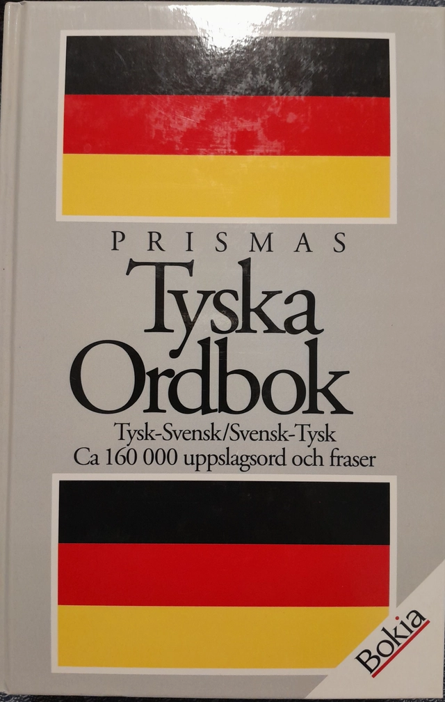 Prismas tyska ordbok : tysk-svensk, svensk-tysk : [ca 160000 uppslagsord och fraser]; Råben/Prisma; 1995