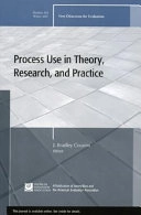 Process Use in Theory, Research, and Practice: New Directions for Evaluatio; Oddbjörn Evenshaug; 2008