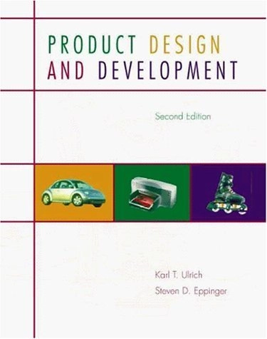 Product design and development; Karl T. Ulrich; 2000