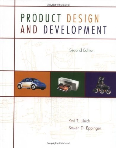Product design and development; Karl T. Ulrich; 2000