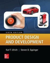 Product design and development; Karl T. Ulrich; 2016