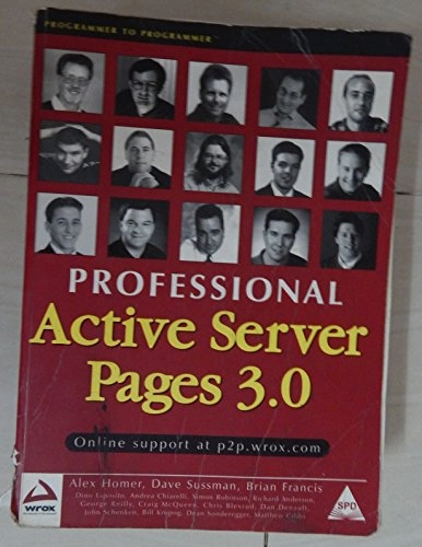 Professional Active Server Pages 3.0; Richard Anderson; 1999