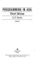 Programming in ADA; John Gilbert Presslie Barnes; 1989