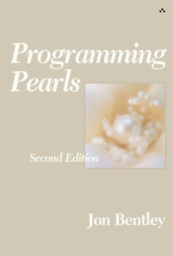 Programming pearls; Jon Louis Bentley; 2000