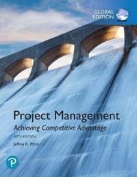 Project management : achieving competitive advantage; Jeffrey K. Pinto; 2019