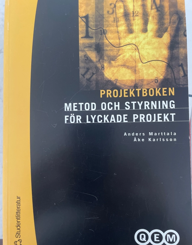 Projektboken; A Marttala, Å Karlsson; 1999