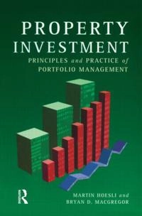 Property investment : principles and practice of portfolio management; Martin Hoesli; 2000
