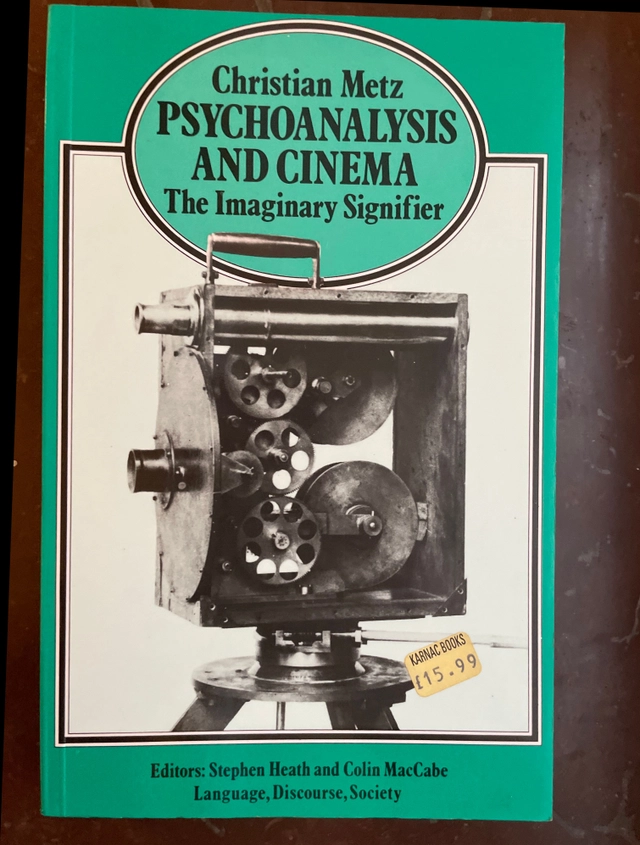 Psychoanalysis and cinema : the imaginary signifer; Christian Metz; 1982
