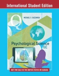 Psychological science; Michael S. Gazzaniga; 2018