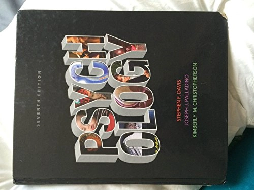 Psychology; Stephen Davis, Joseph Palladino, Kimberly Christopherson; 2012
