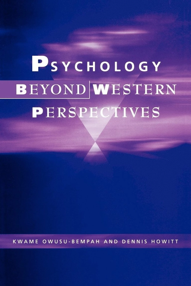 Psychology beyond western perspectives; Dennis Howitt; 2000