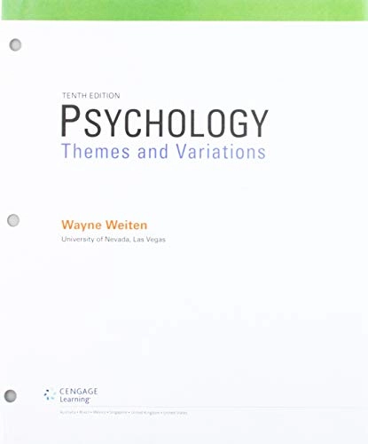 Psychology: Themes and Variations; Wayne Weiten