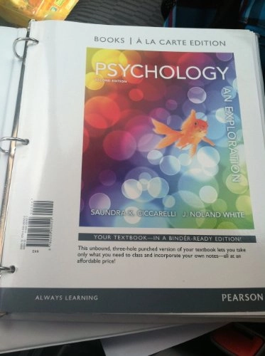 PsychologyMyPsychLab Series; Saundra K. Ciccarelli, J. Noland White; 2008