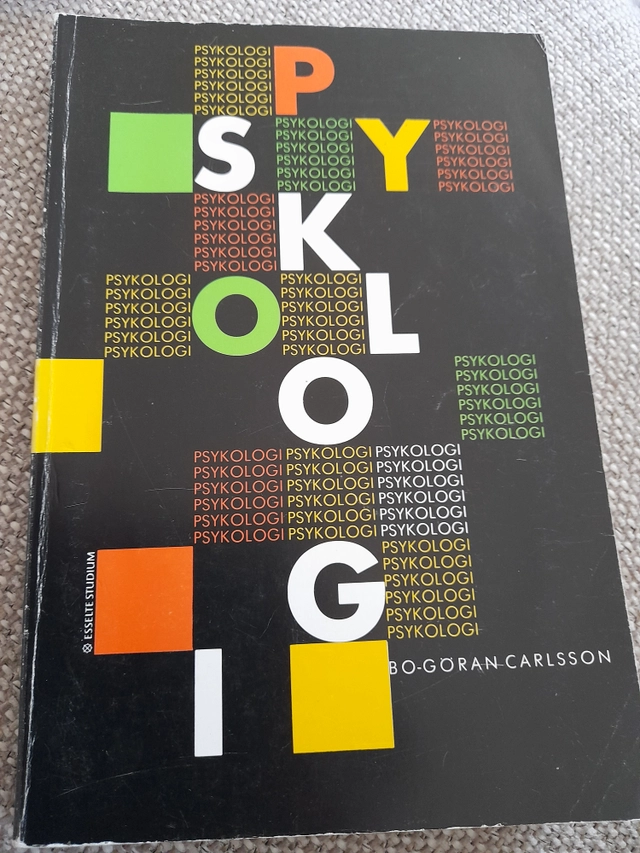 Psykologi; Bo-Göran Carlsson; 1987