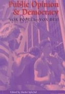 Public opinion and democracy : vox populi-vox Dei?; Slavko Splichal; 2001