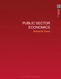 Public sector economics; Richard W. Tresch; 2008