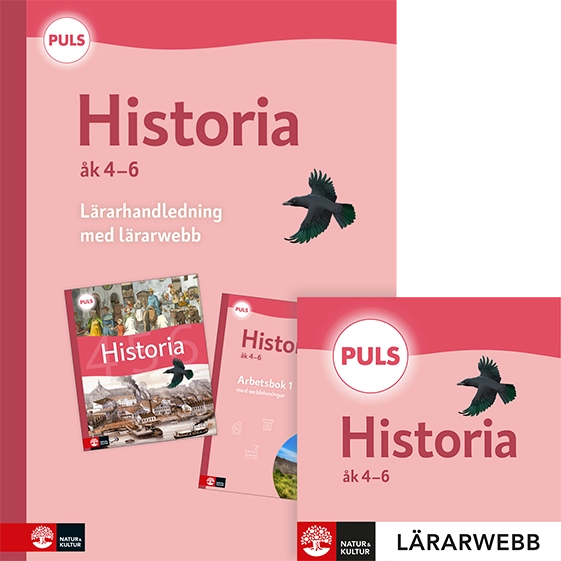 PULS Historia 4-6 Lärarhandledning med lärarwebb; Lotta Malm Nilsson, Olle Larsson; 2025