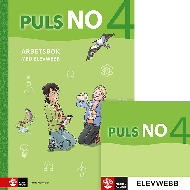 PULS NO åk 4 Arbetsbok med elevwebb; Janna Malmgren; 2020