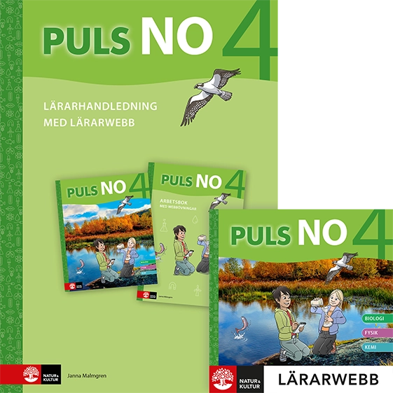 PULS NO åk 4 Lärarhandledning med lärarwebb; Janna Malmgren, Malin Bolin; 2020