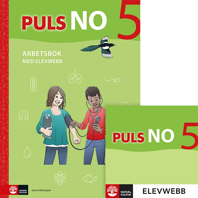PULS NO åk 5 Arbetsbok med elevwebb; Janna Malmgren; 2021