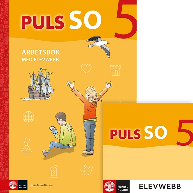 PULS SO åk 5 Arbetsbok med elevwebb; Lotta Malm Nilsson; 2021