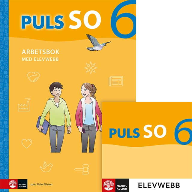 PULS SO åk 6 Arbetsbok med elevwebb; Lotta Malm Nilsson; 2022