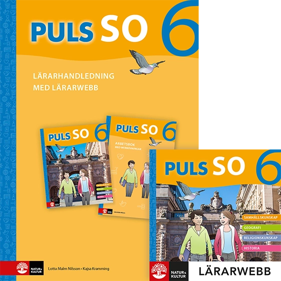 PULS SO åk 6 Lärarhandledning med lärarwebb; Lotta Malm Nilsson; 2022