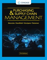 Purchasing & supply chain management; Robert M. Monczka; 2021