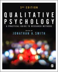 Qualitative psychology : a practical guide to research methods; Jonathan A Smith; 2015