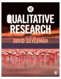 Qualitative research; David Silverman; 2016