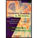 Qualitative research in nursing : advancing the humanistic imperative; Helen Streubert Speziale; 2003