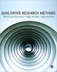 Qualitative research methods; Monique M. Hennink; 2011