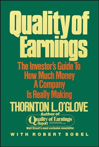 Quality of Earnings; Thornton L O'Glove; 2023