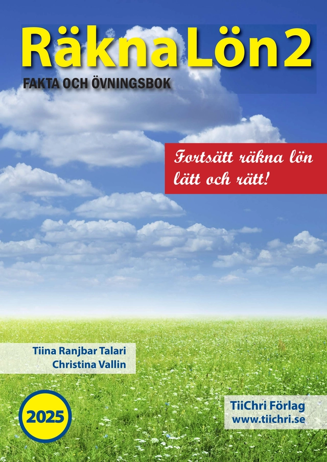 Räkna Lön 2 - 2025; Tiina Ranjbar Talari, Christina Vallin; 2025