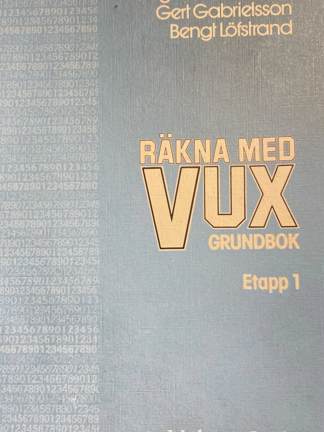 Räkna med vux; Ragnar Danielsson; 1983