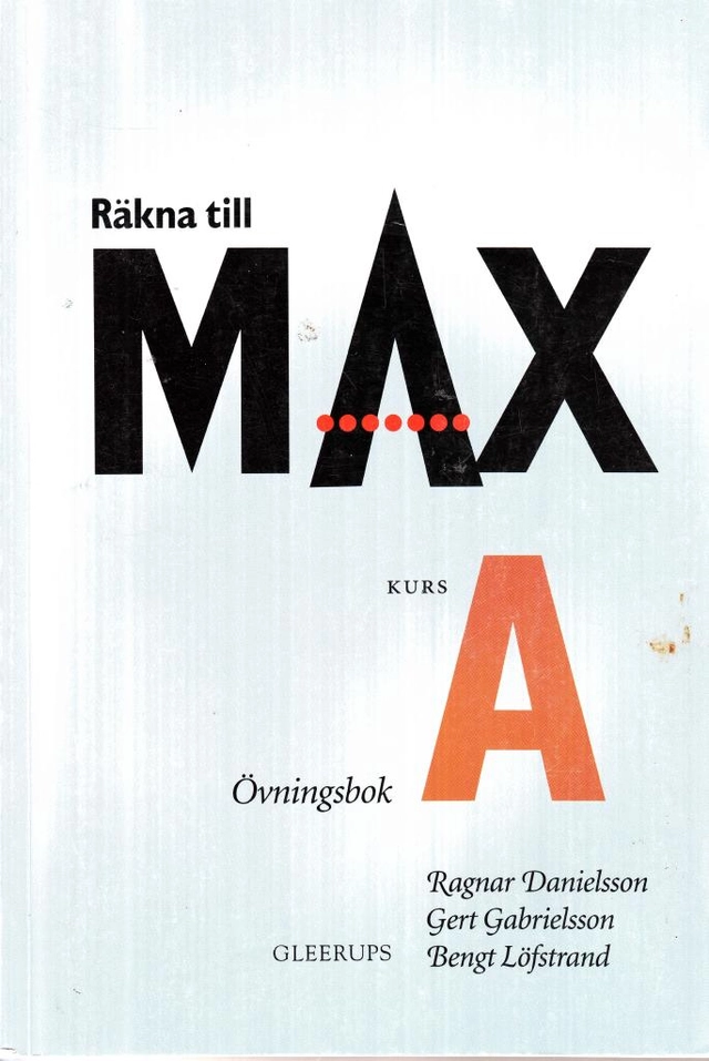 Räkna till max; Ragnar Danielsson; 1994