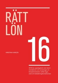 Rätt Lön 2016; Kristina Karlén; 2016