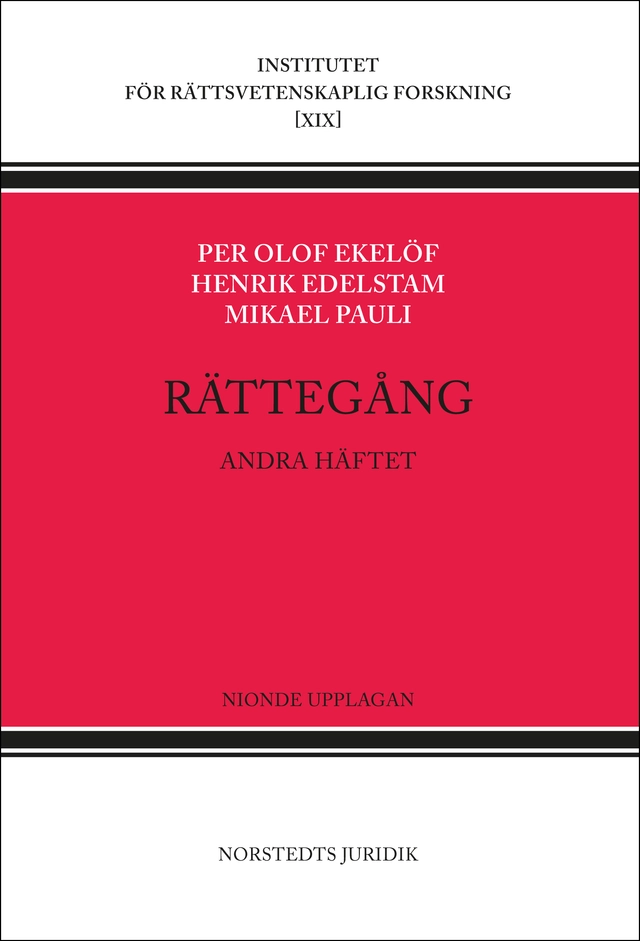 Rättegång. Andra häftet.; Henrik Edelstam, Mikael Pauli; 2015