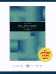 Real estate principles : a value approach; David C. Ling; 2010