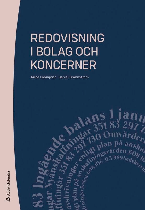 Redovisning i bolag och koncerner; Rune Lönnqvist, Daniel Brännström; 2026