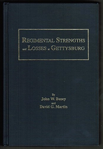 Regimental Strengths and Losses at GettysburgUtgåva 125 av New book; John W. Busey, David George Martin; 1994